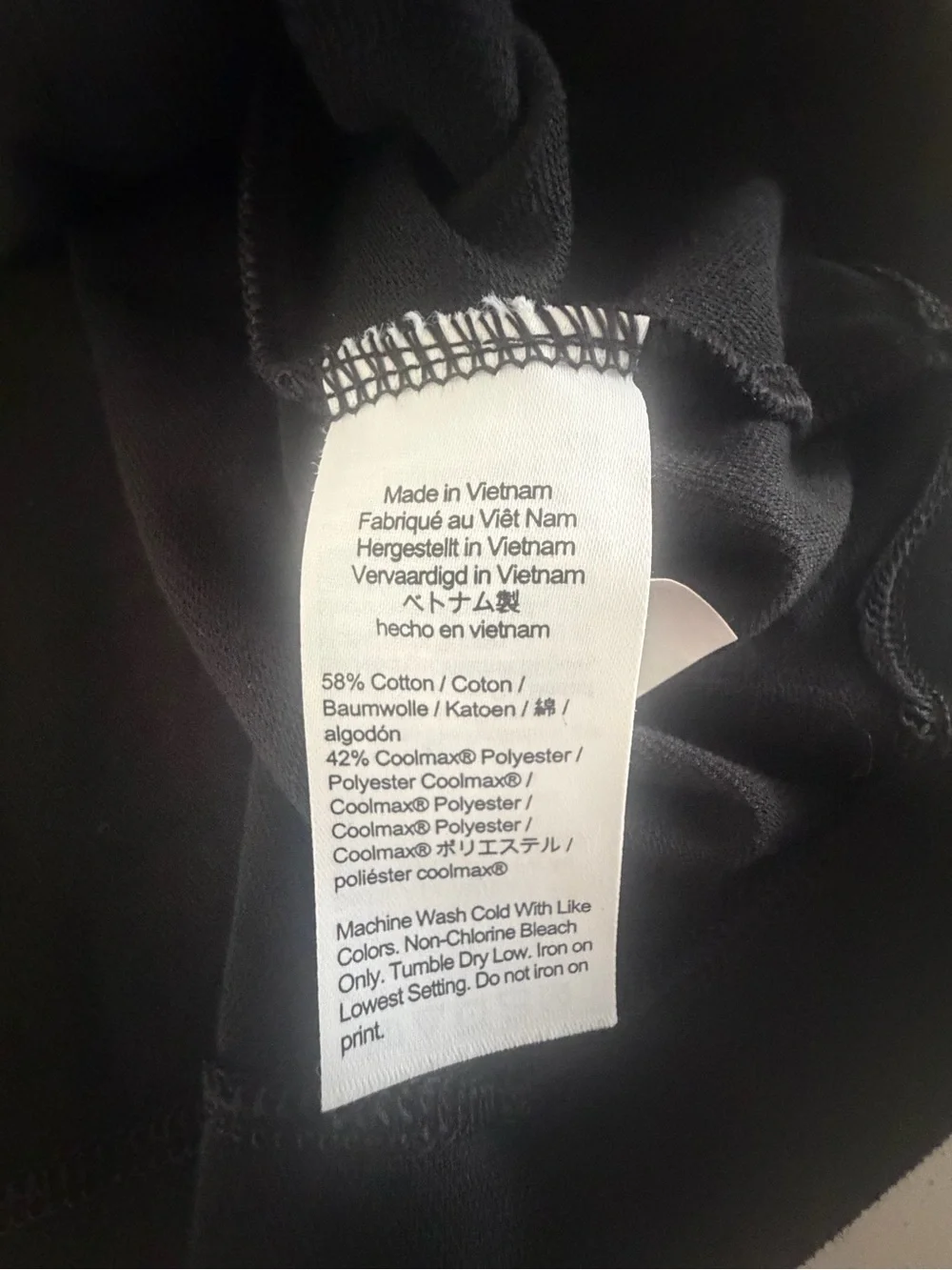 NWOT J.Crew Men’s Black Classic Polo